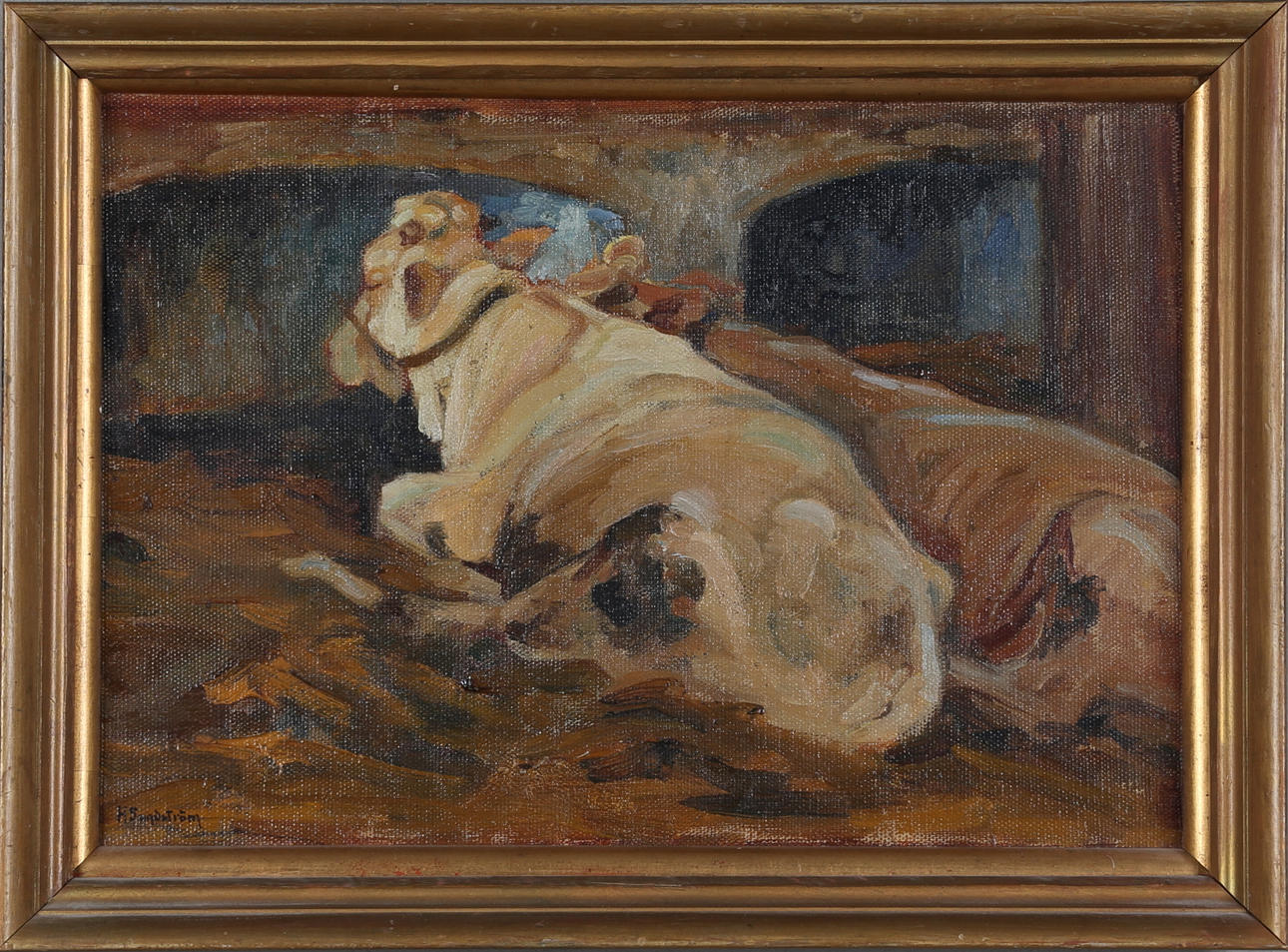 HARRIET SUNDSTRÖM. oil on canvas, signed.