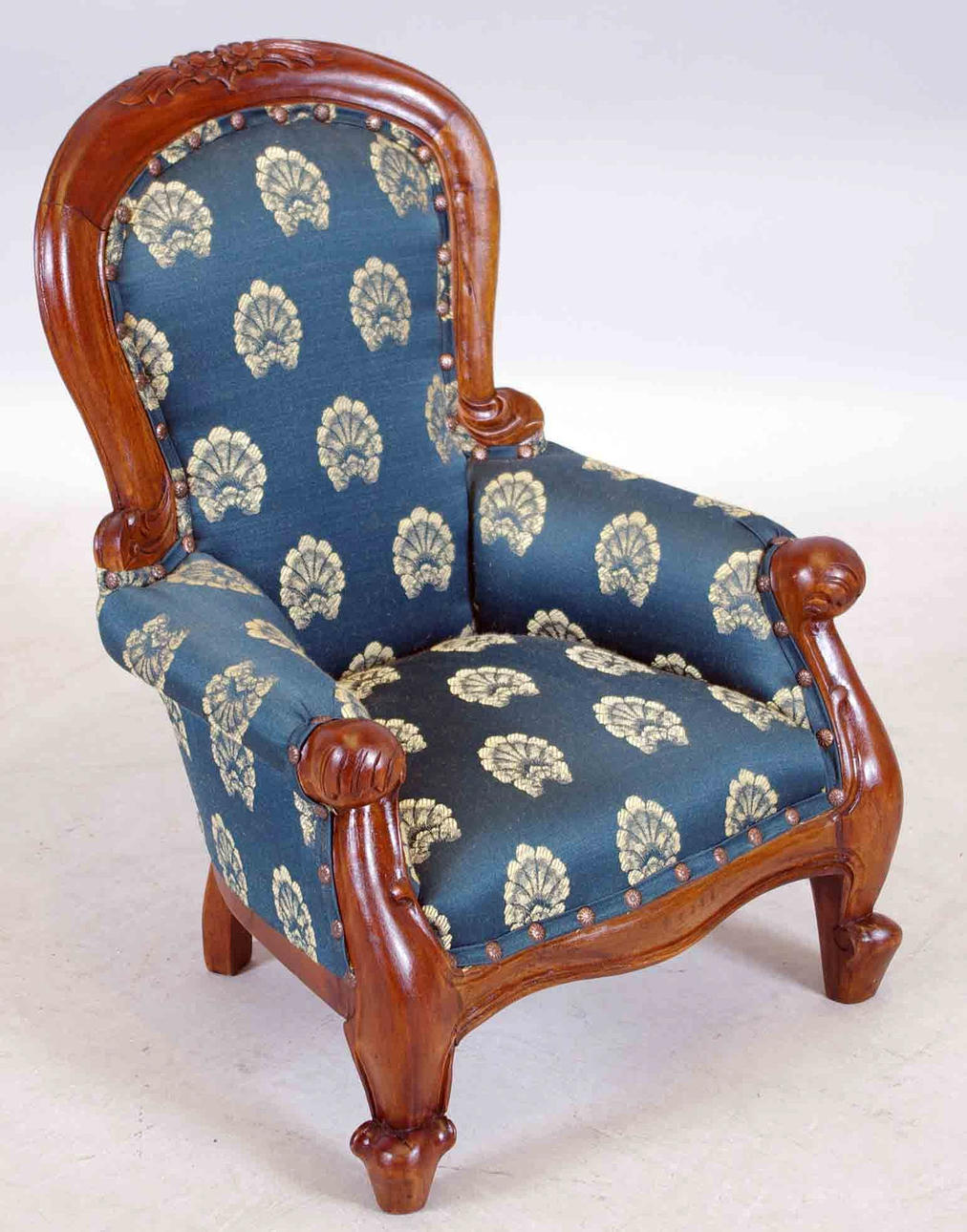 FÅTÖLJ, barnmodell, rokokostil, höjd 54 cm.