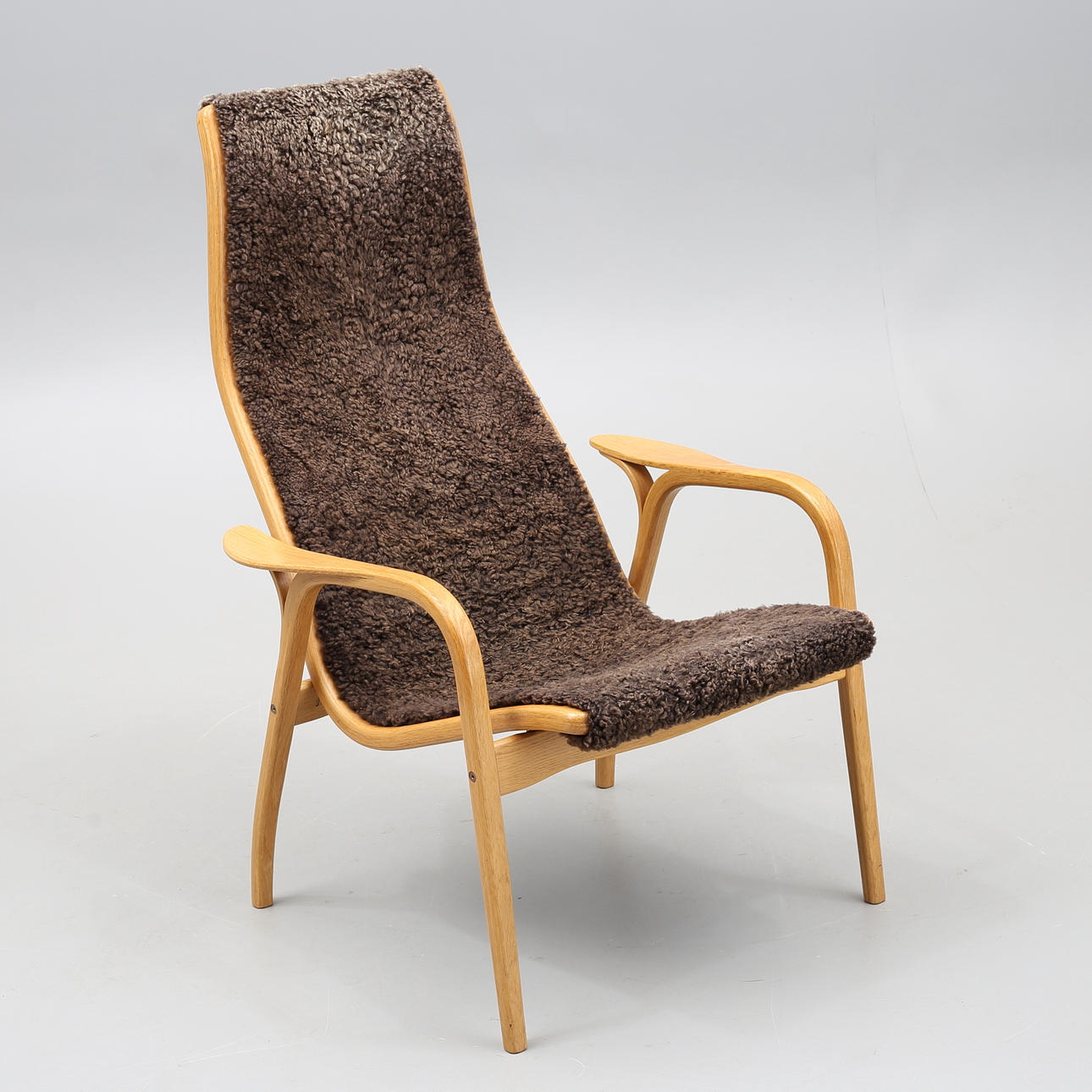 YNGVE EKSTRÖM. Sillón, "Lamino", sueco.