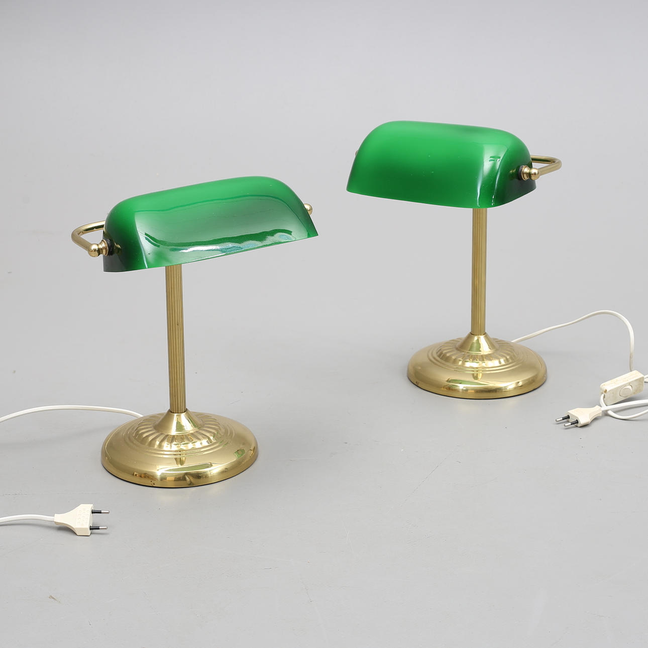 BORDLAMPER, et par, glas/metal, Ikea B8905.