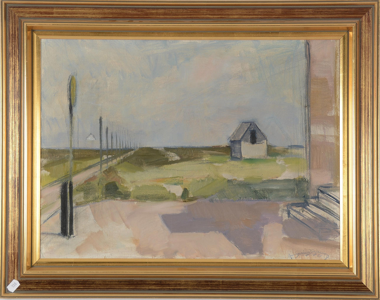 ANSGARIUS BÖRJESSON. Olja på duk.