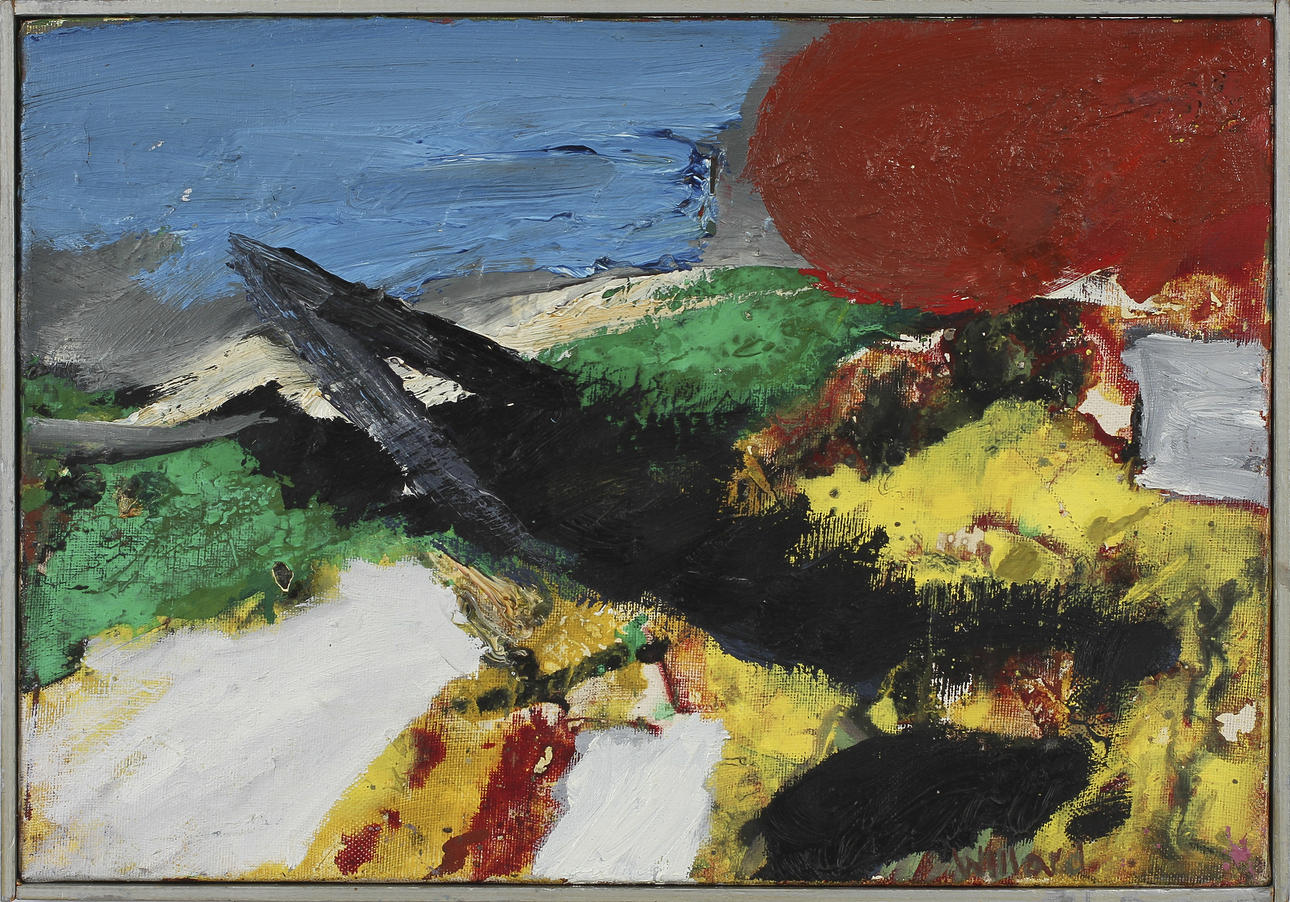 WILLARD LIND. Olja på duk, signerad.