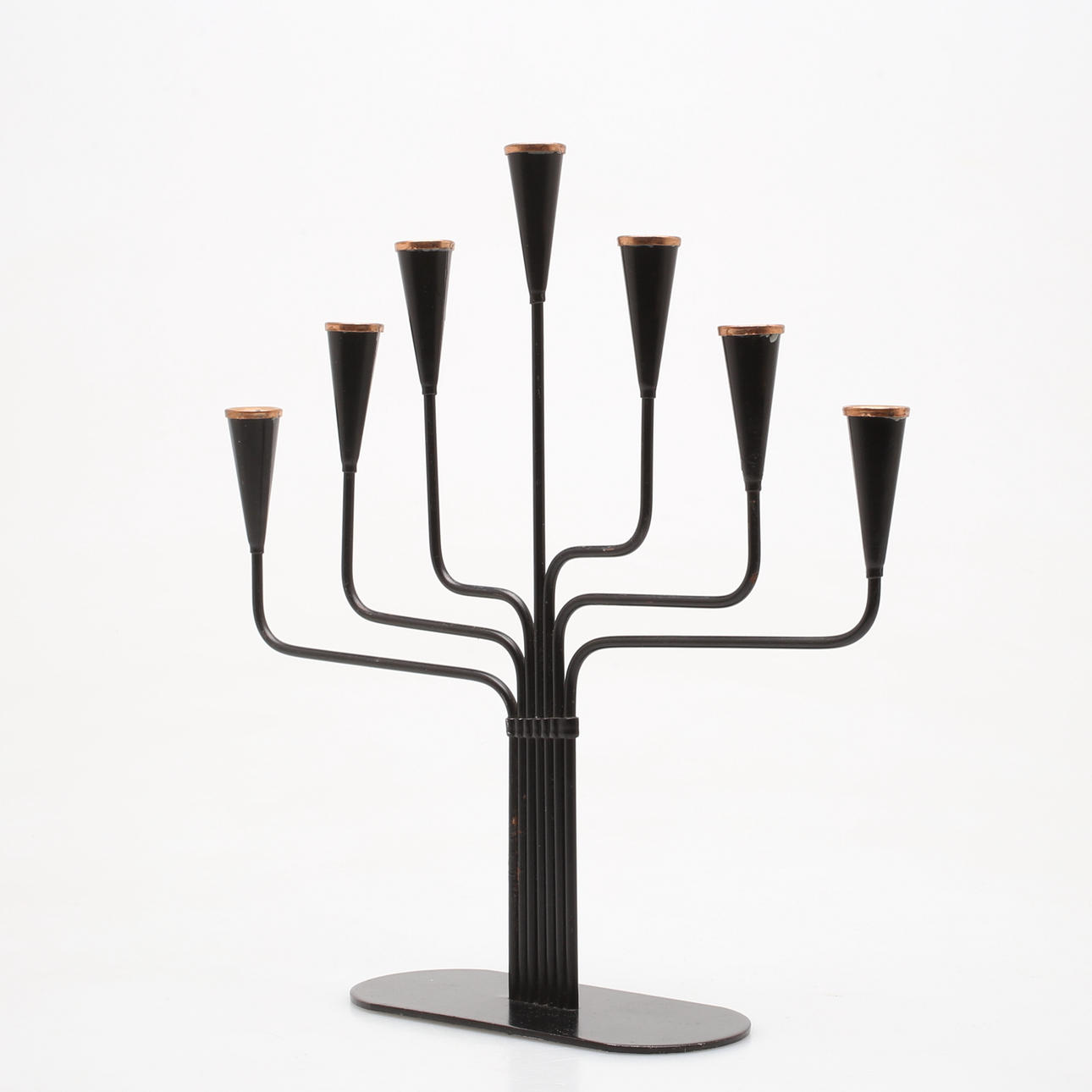 GUNNAR ANDER. Ljusstake, Ystad Metall.