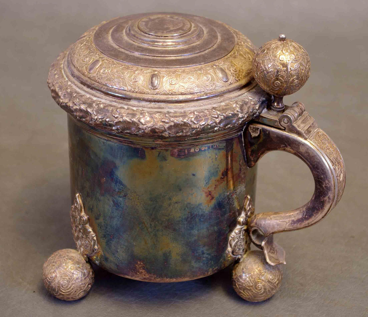 STOP, silver med 5-krona i locket, GAB 1964.