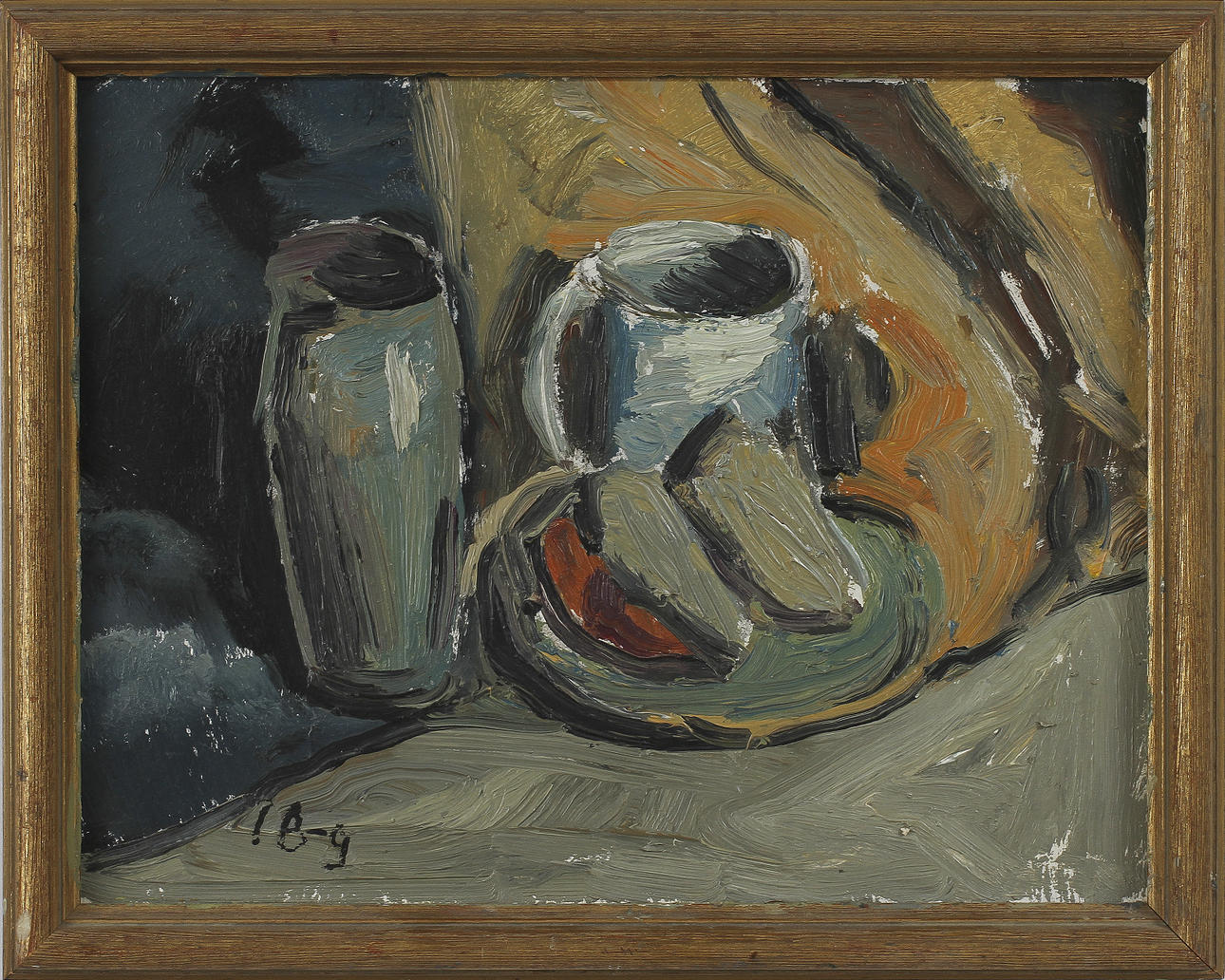 IWAN BORBERG. Olja på duk, signerad.