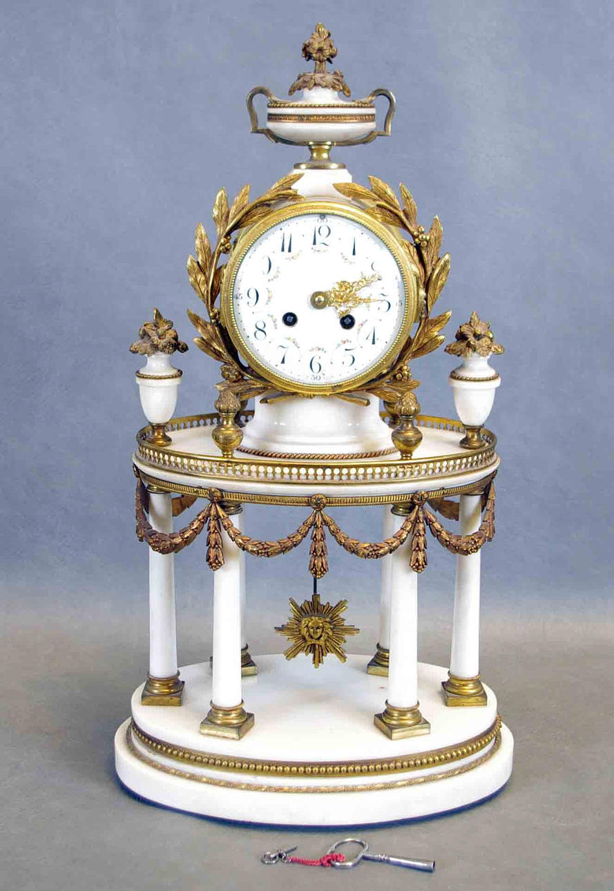 BORDSUR, marmor/mässing/brons, gustaviansk stil, sekelskiftet 18/1900.