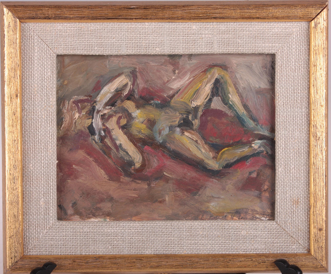 KNUT LARSEN. oil on canvas, signed and dated -72.
