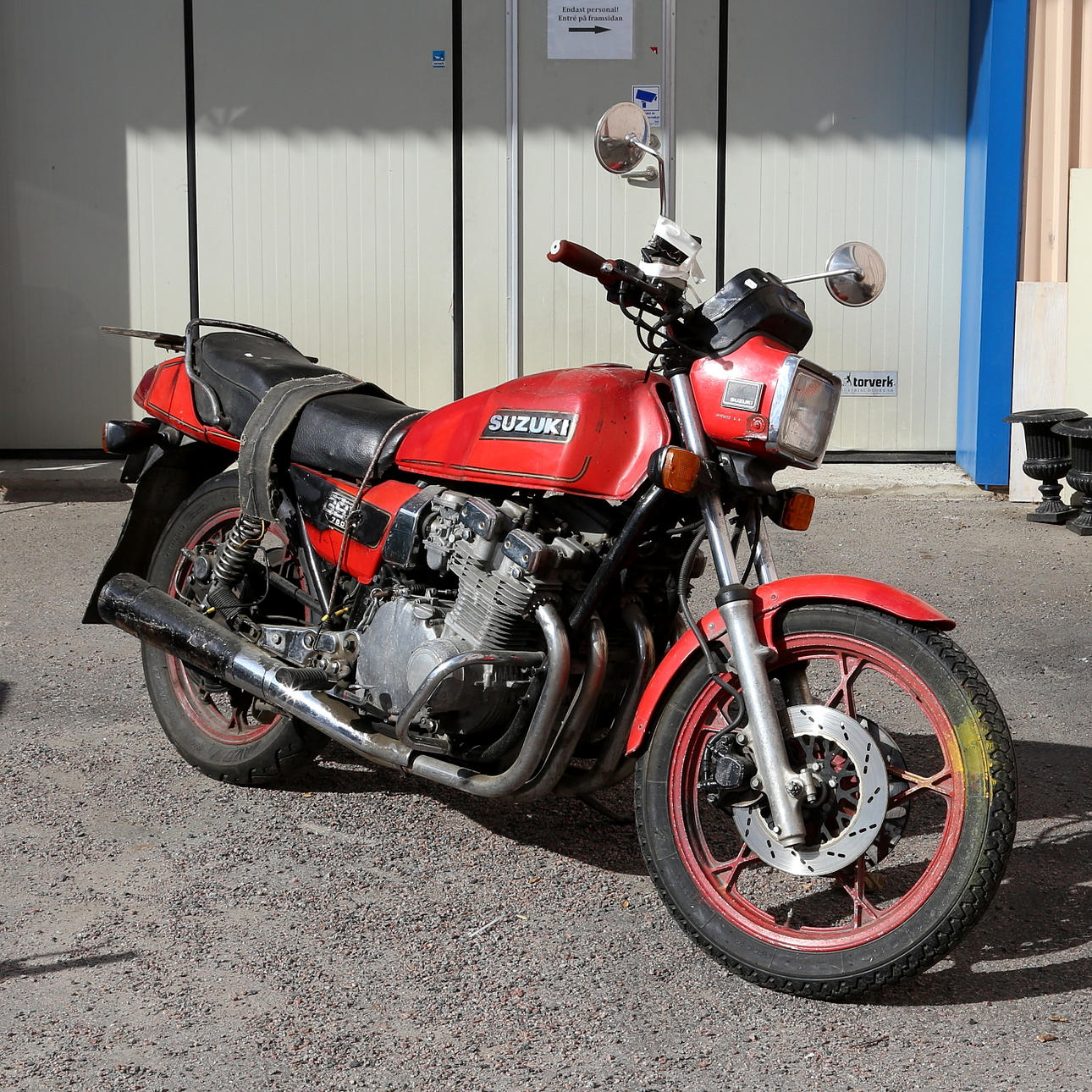 MOOTTORIPYÖRÄ, Suzuki GS 75 X.
