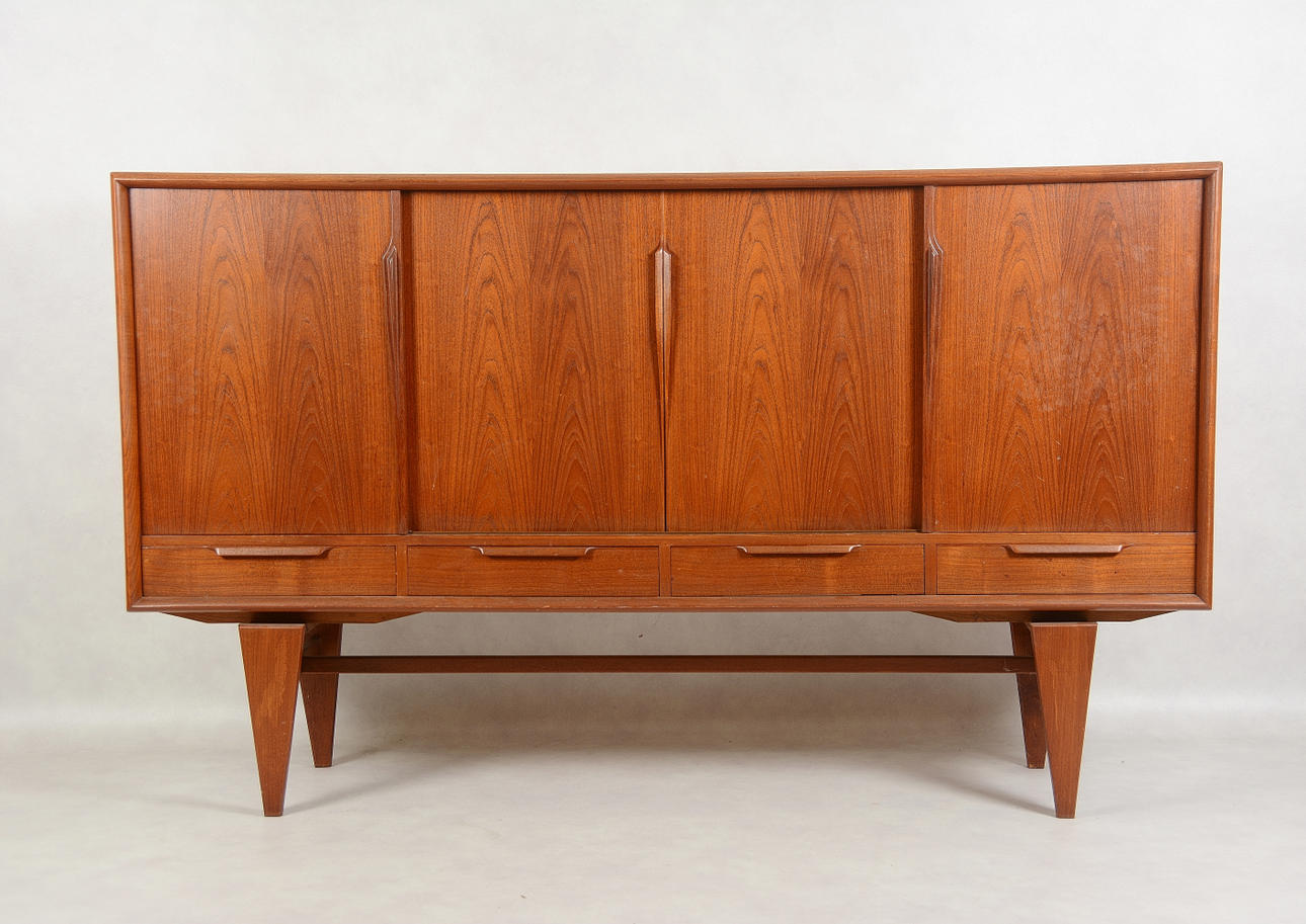 SIDEBOARD, teak, Danmark, 1950/60-tal.
