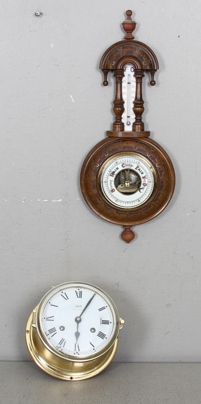 SKEPPSUR Schatz samt BAROMETER, 1900-tal.