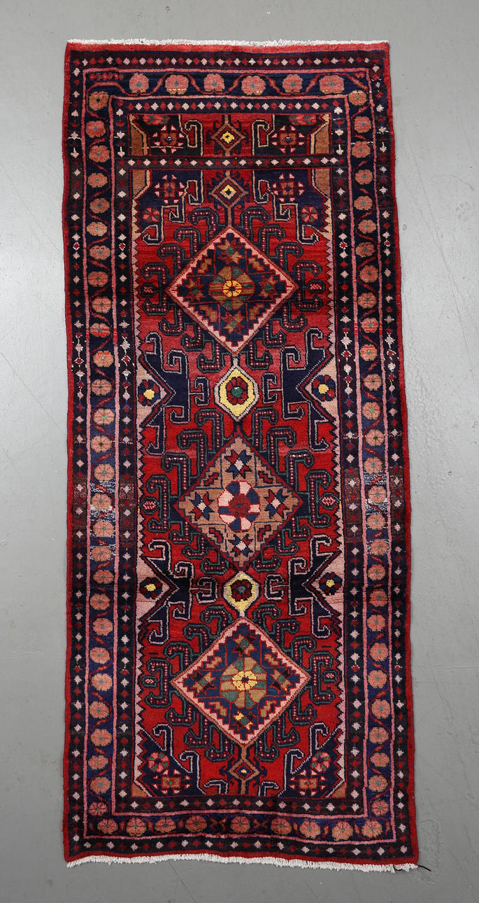CARPET, Persian, White, 250 x 100 cm.