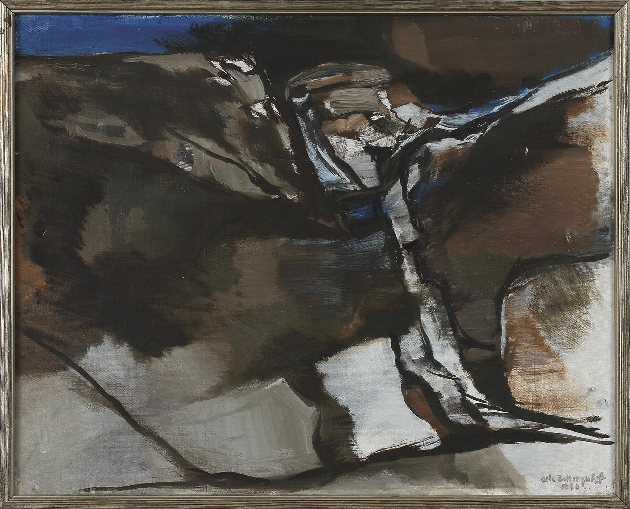 OLLE ZETTERQVIST, olja på duk, sign o dat 1970.