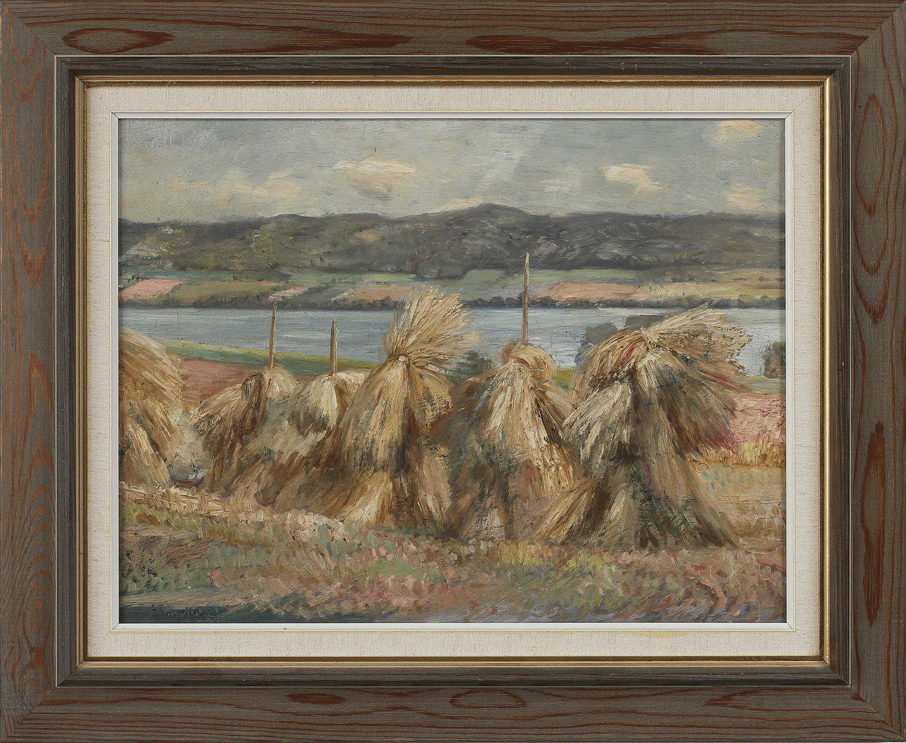 GUSTAF FOGELBERG. Olja på duk, signerad G. Fogelberg.