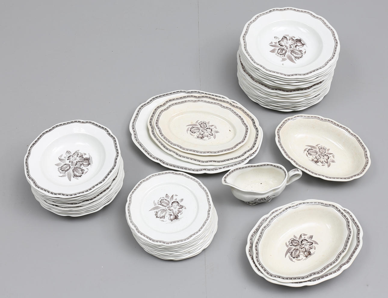 MATSERVIS, "Mignon", Gefle, 49 delar.