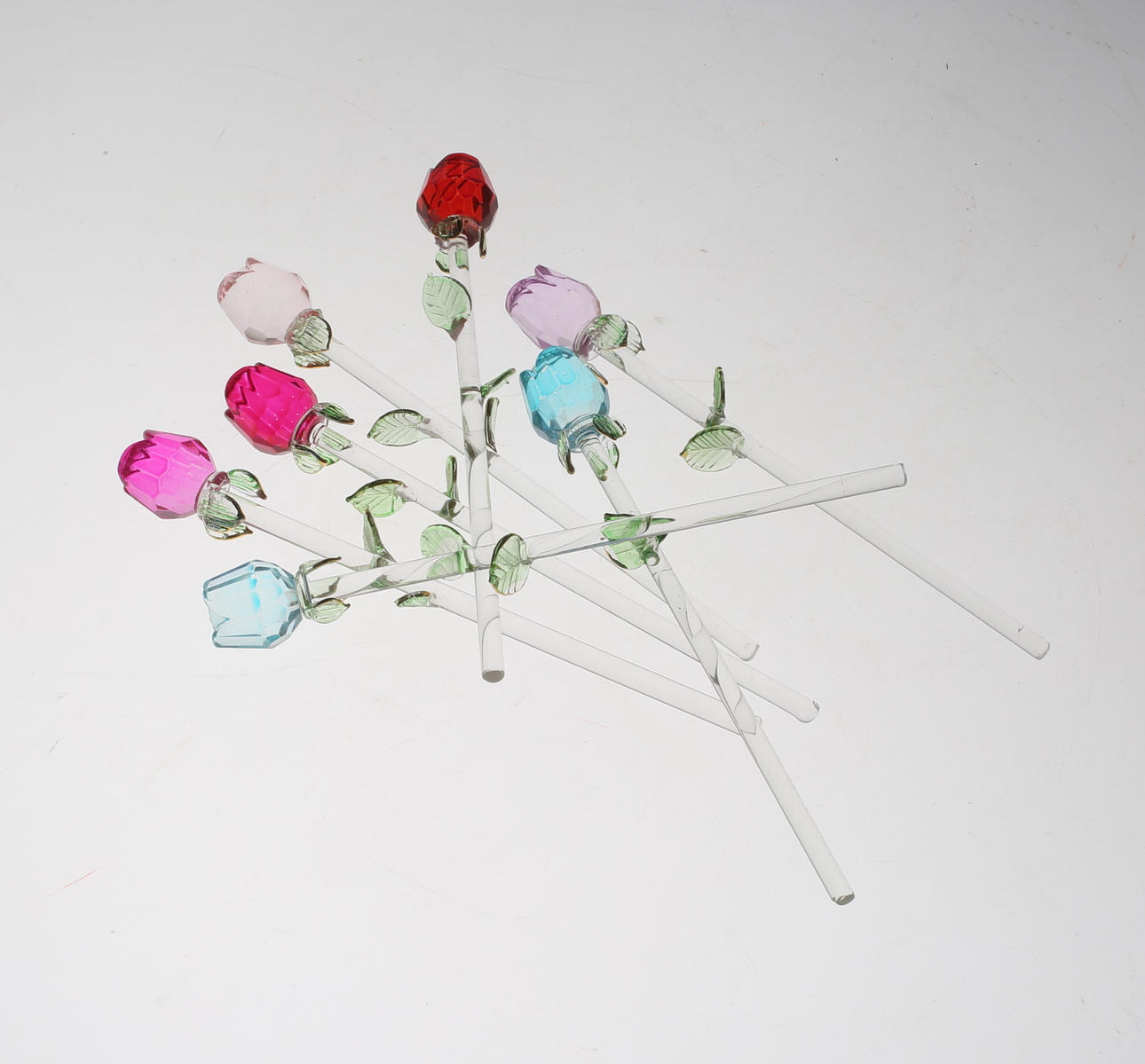 DRINKPINNAR, glas, 1900-tal.