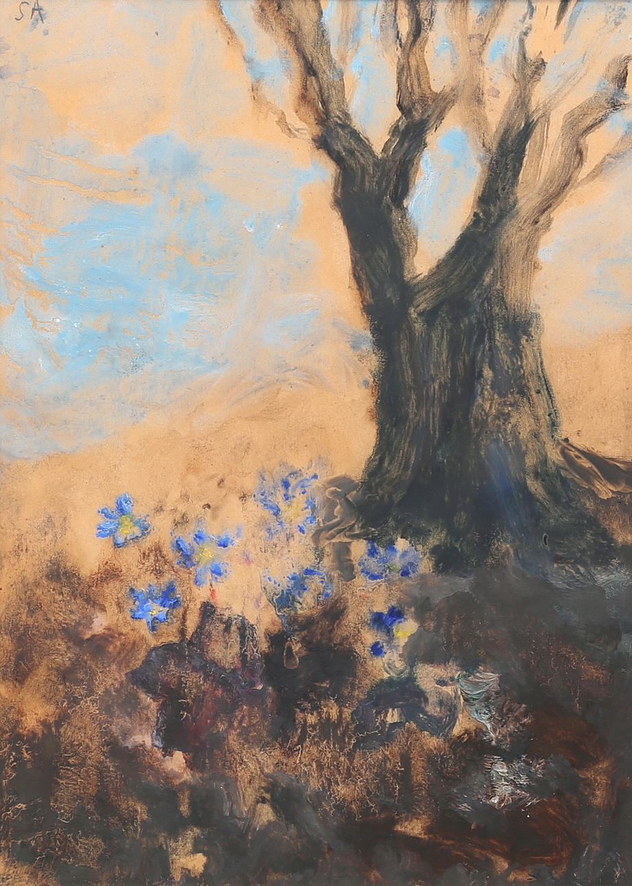 SARA ADOLFSSON. blandteknik, monogramsignerad.