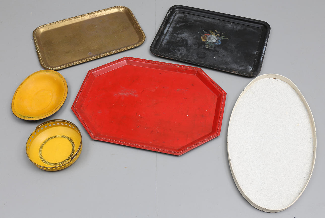 PLÅTBRICKOR, FAT, 18-1900-tal.