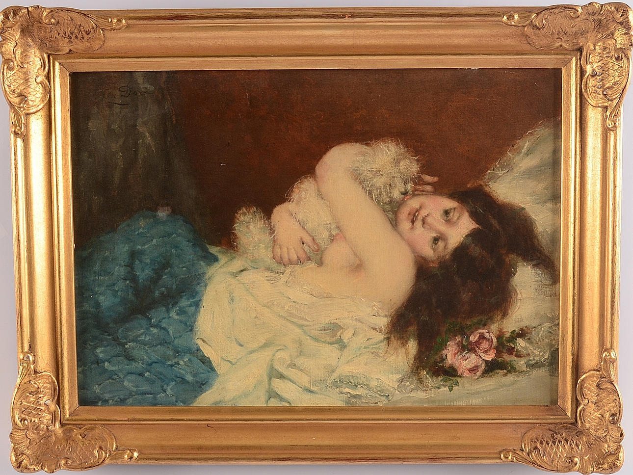 OIDENTIFIERAD KONSTNÄR. Olja på duk.