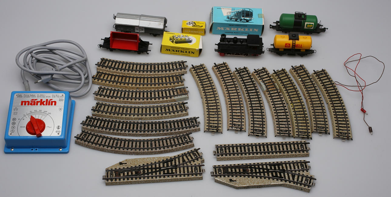 MODELLJÄRNVÄG (23). Modell Märklin, 1960/70-tal.