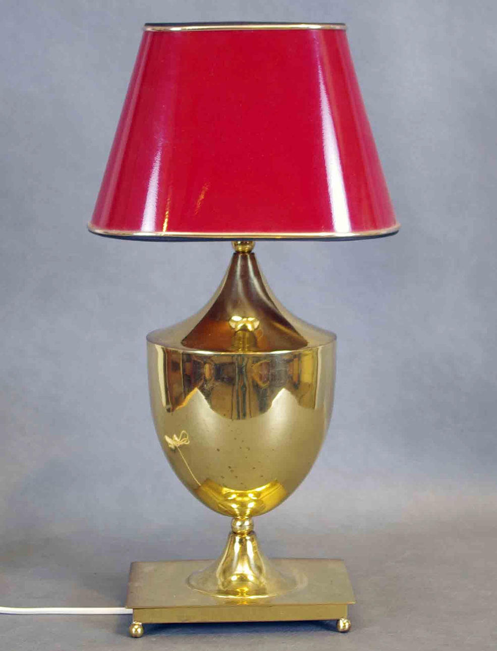 BORDSLAMPA, mässing, engelsk stil.