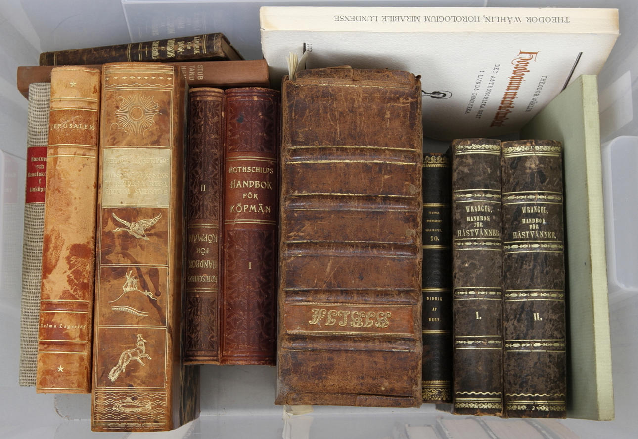 BÖCKER, 13 st, 1700-1900-tal.