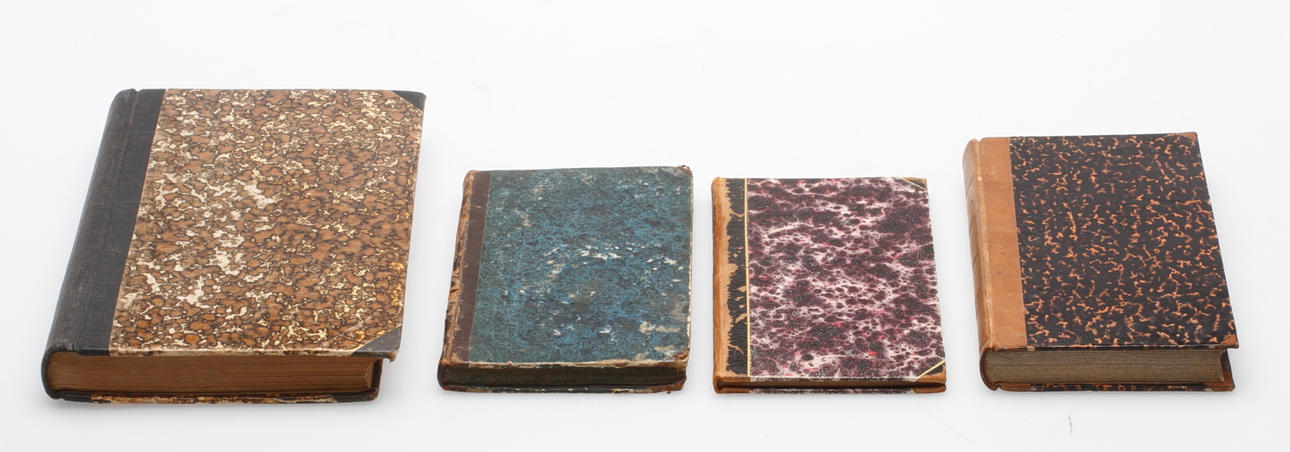 BÖCKER, 4 st, 1800-1900-tal.