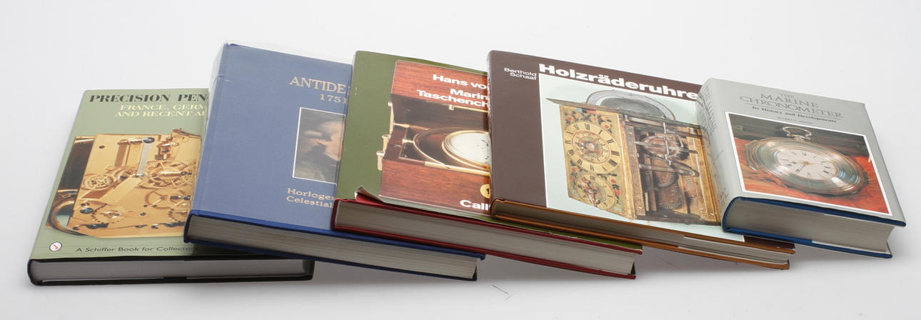 BÖCKER, 5 st, klocklitteratur.