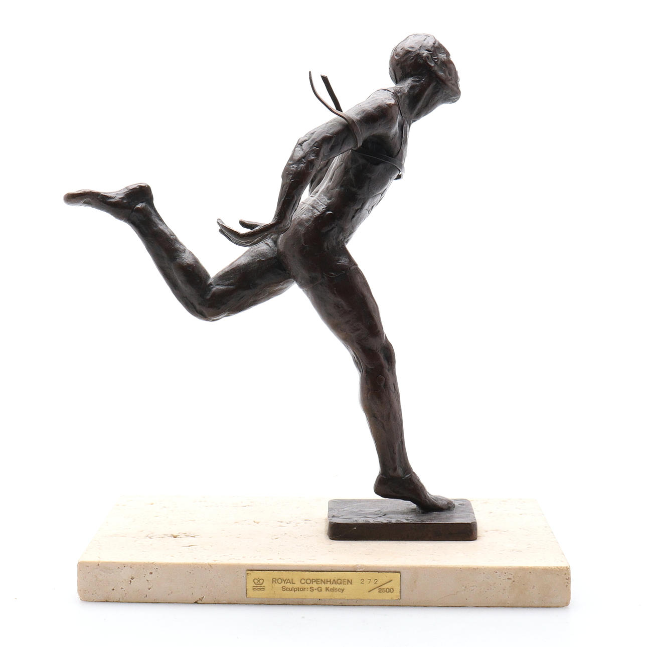 STERETT GITTINGS KELSEY. Sculpture, bronze, SG Kelsey Royal Copenhagen