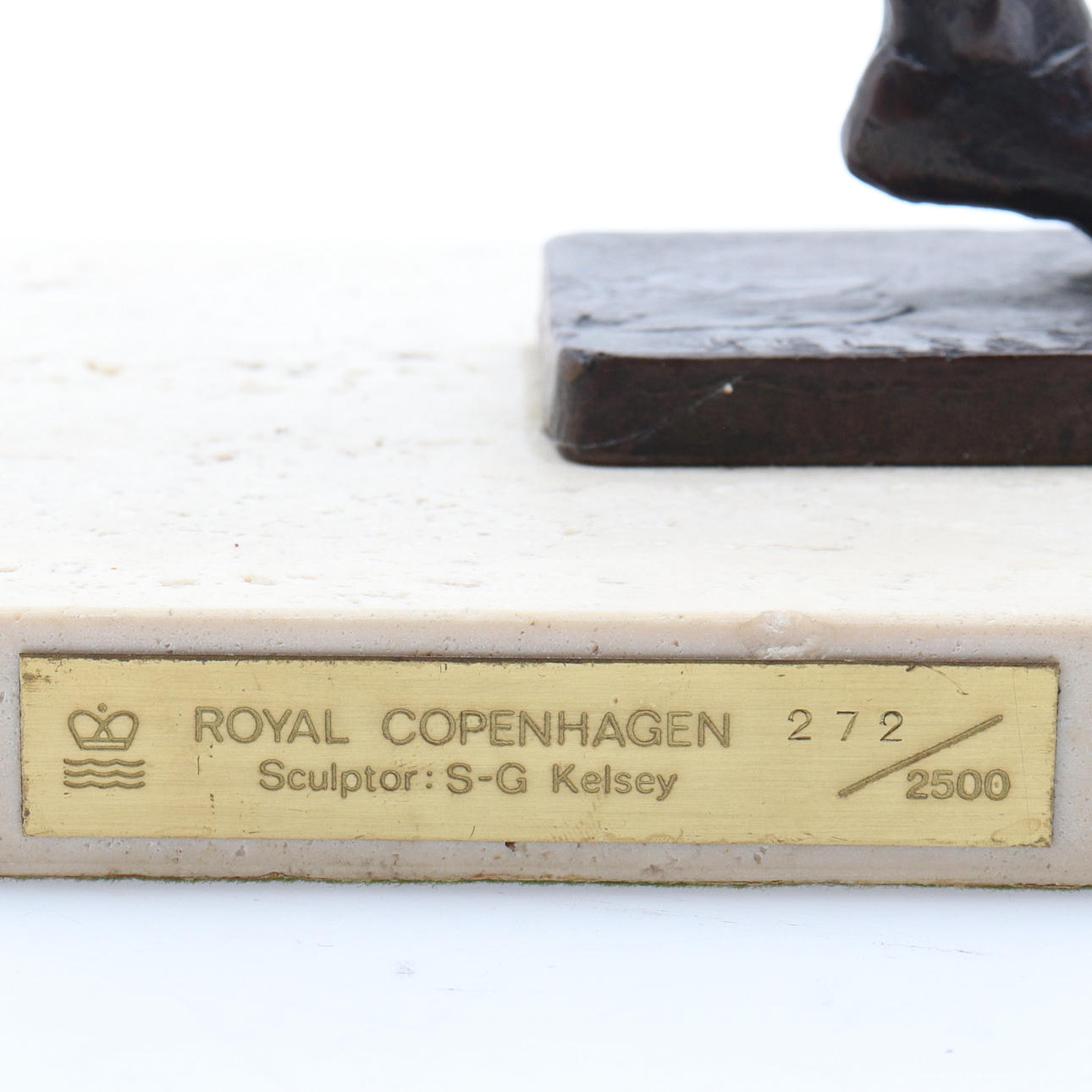 STERETT GITTINGS KELSEY. Sculpture, bronze, SG Kelsey Royal Copenhagen
