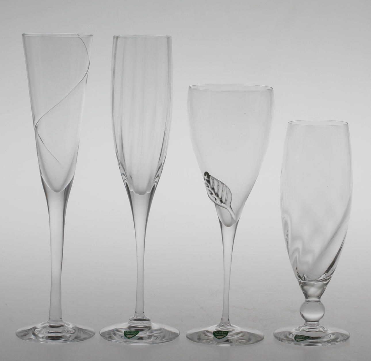 CHAMPAGNEGLAS, 12 st, olika modeller.
