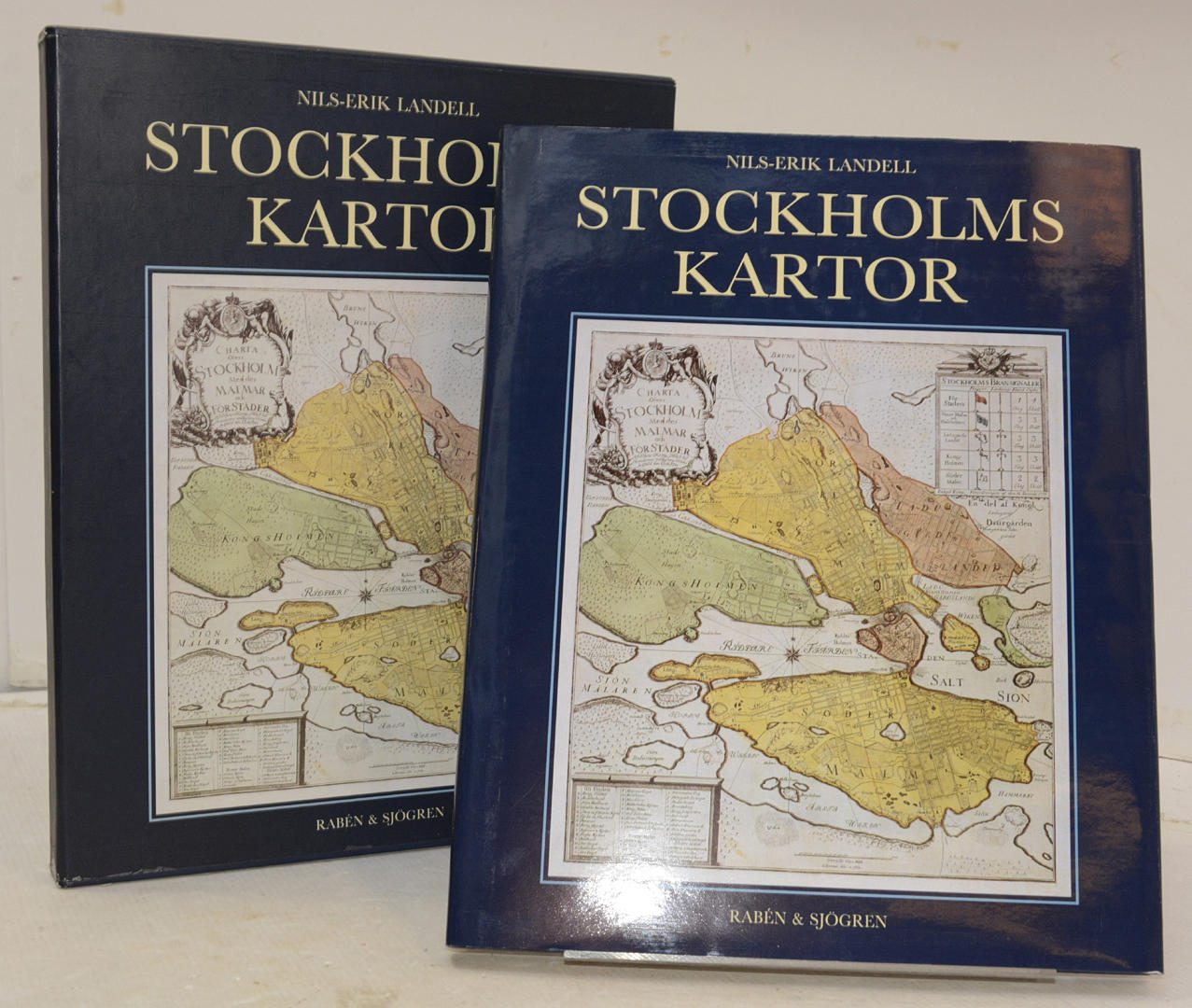 LANDELL, NILS-ERIK. Mapas de Estocolmo.