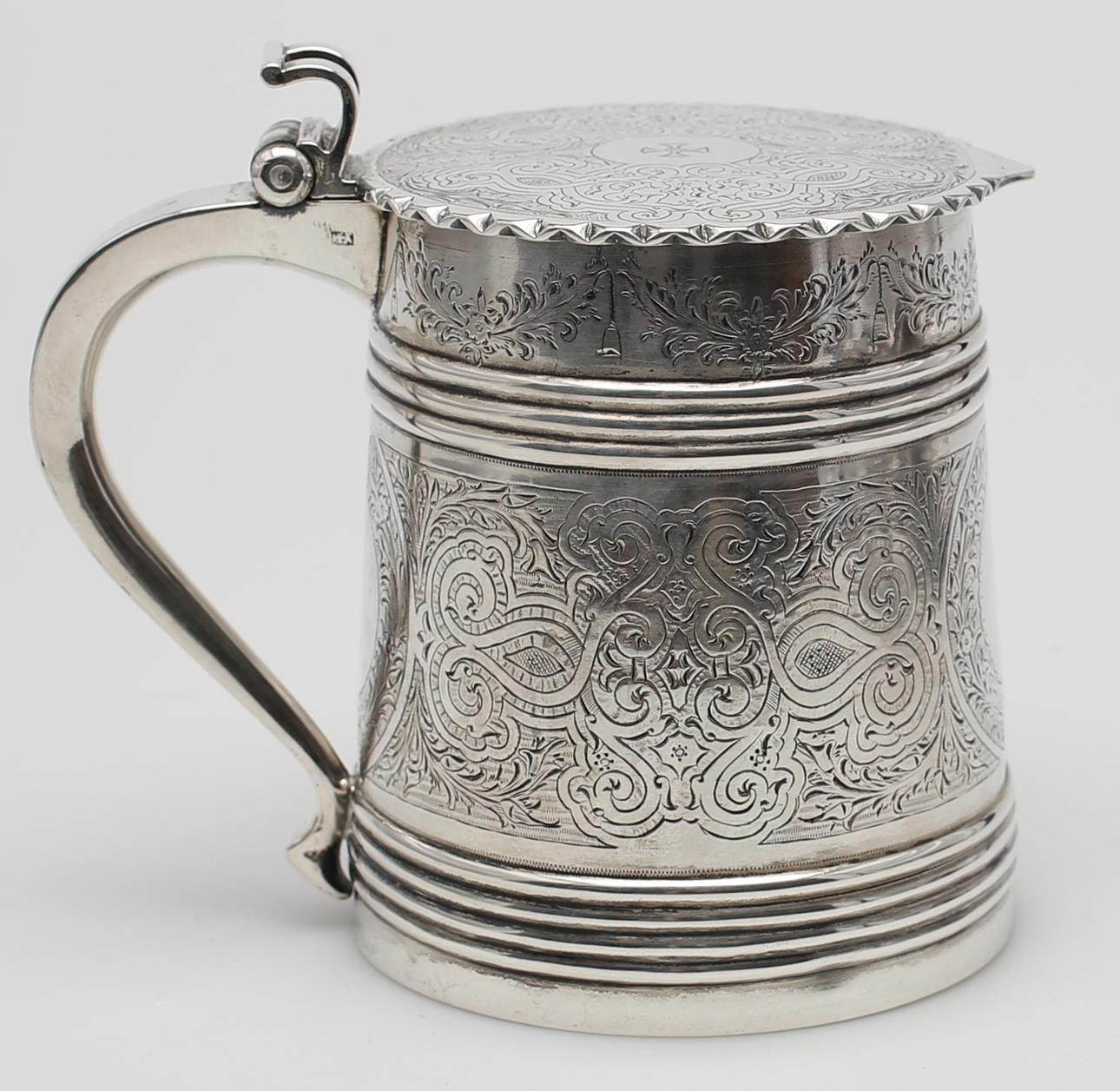 VIKTOR SAVINKOV. STOP med förgyllning. Ryssland. Stämplad 84 och daterad 1870. Signerad. Vikt 479 gram.