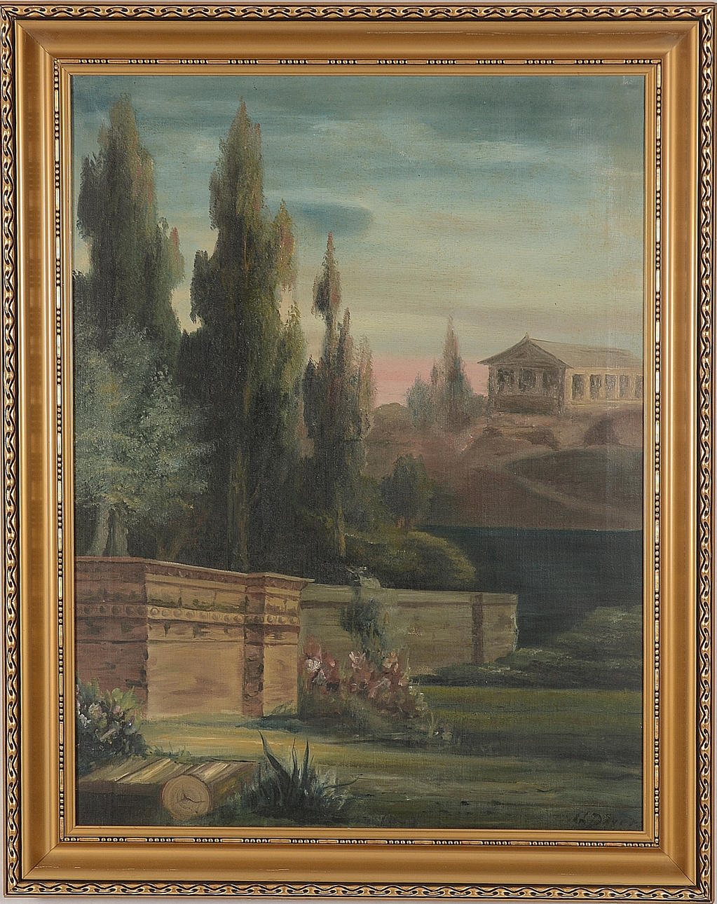 OIDENTIFIERAD KONSTNÄR. Olja på duk.