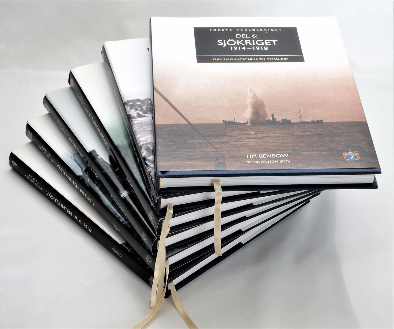 BOKSERIE, 6 DELAR, FÖRSTA VÄRLDSKRIGET.