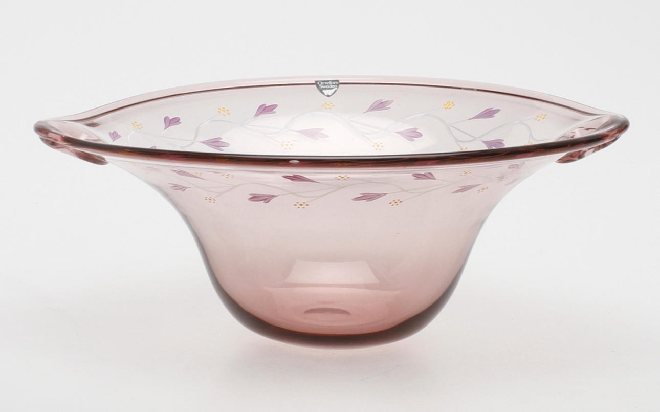 SKÅL, glas, Eva Englund, Orrefors, signerad.