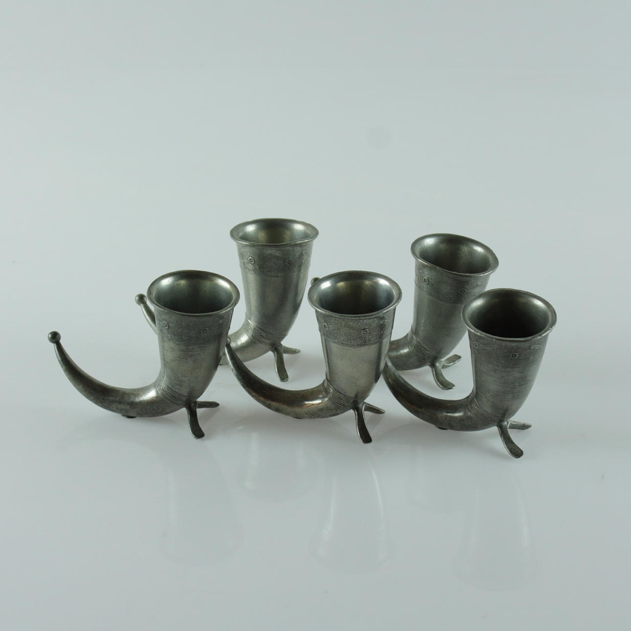 SNAP GLASS, 5pcs, Pewter, TPB, Norway.