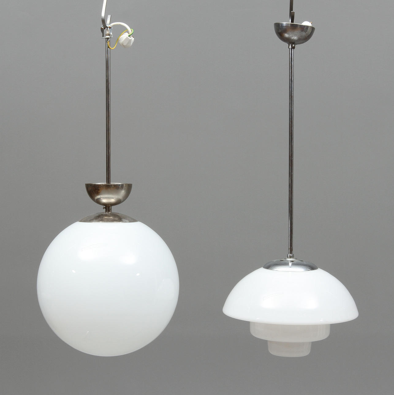 TAKLAMPOR, 2 st, funkis, 1900-tal.