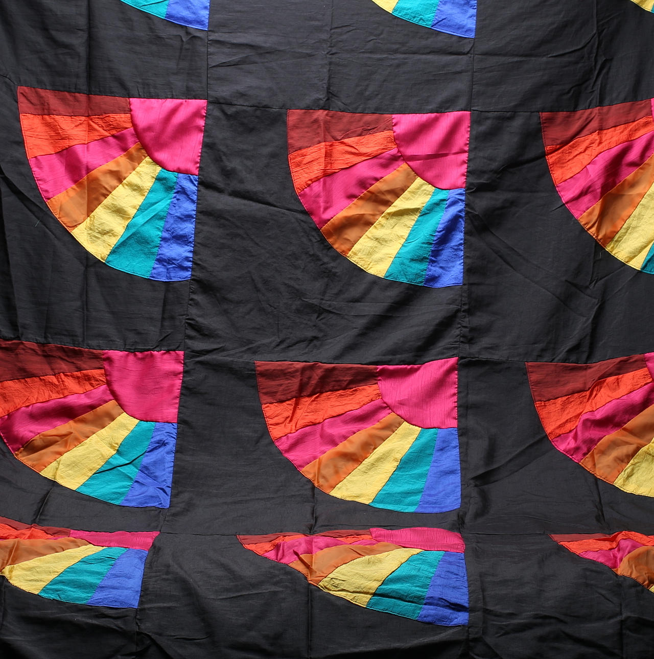 DÆKKE, 3 stk, bargello teknik.