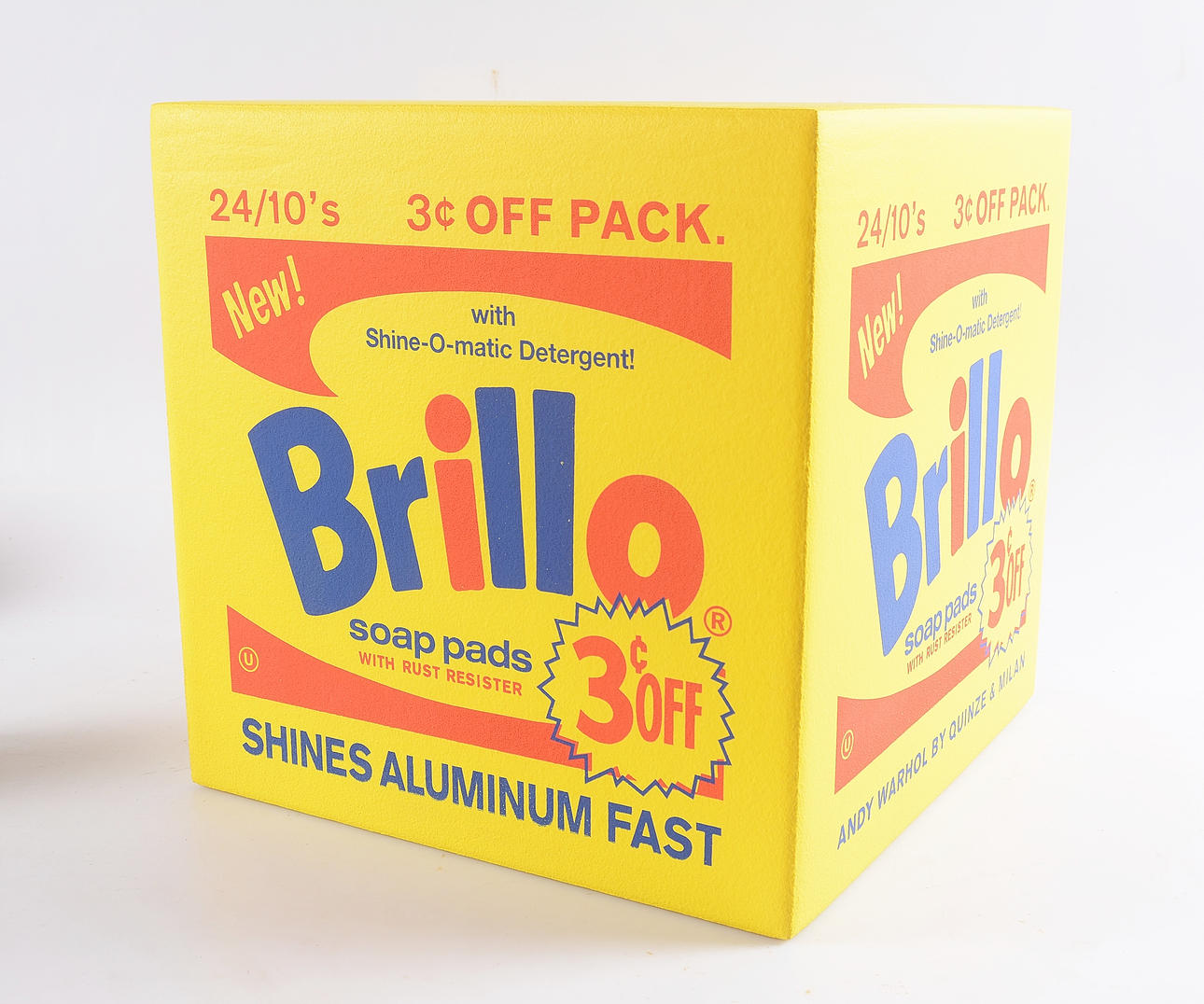 ANDY WARHOL. EFTER. "Brillo Pouf", sittpuff.