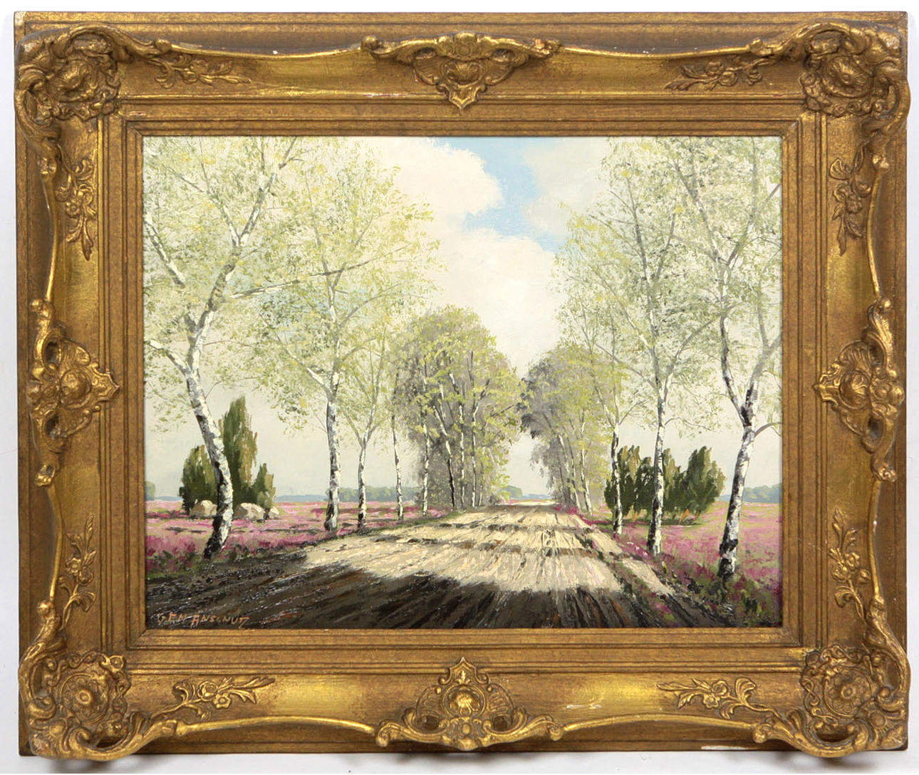 HEIDE MIT BIRKENALLEE, ANSCHÜTZ, G.F.M.