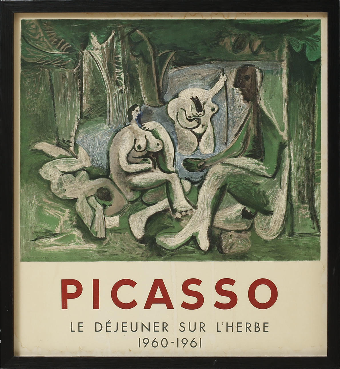 EXHIBITION POSTER, Picasso, 1960 - 1961.