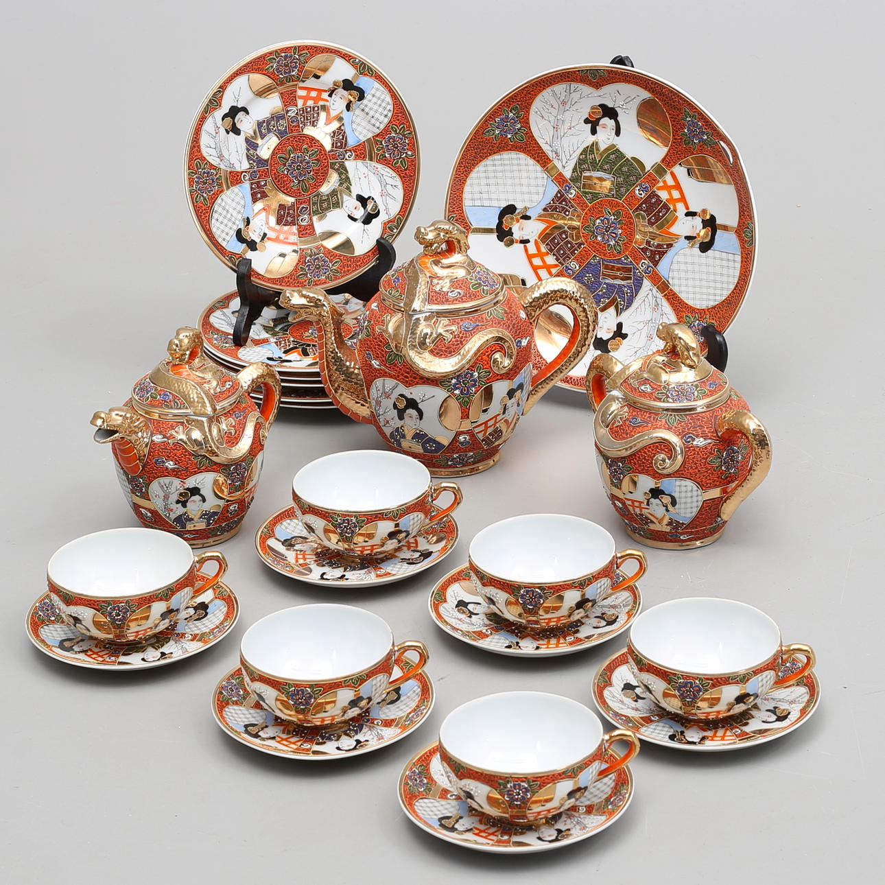 TESERVIS, porslin, 28 delar, Kina.