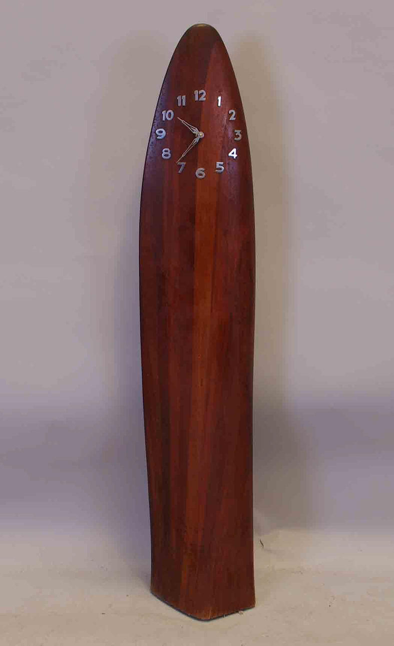 GOLVUR, teak, av flygplanspropeller.