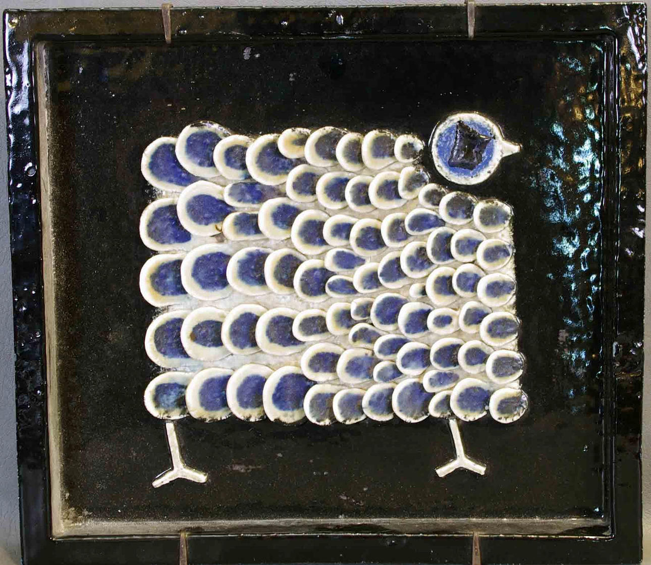 VÄGGRELIEF, fågel, Sylvia Leuchovius, Rörstrand.