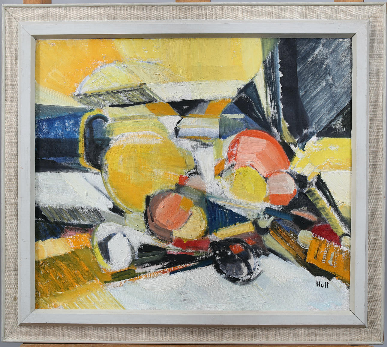 TORSTEN HULT. Oil on canvas, "Setup", signed Hult.
