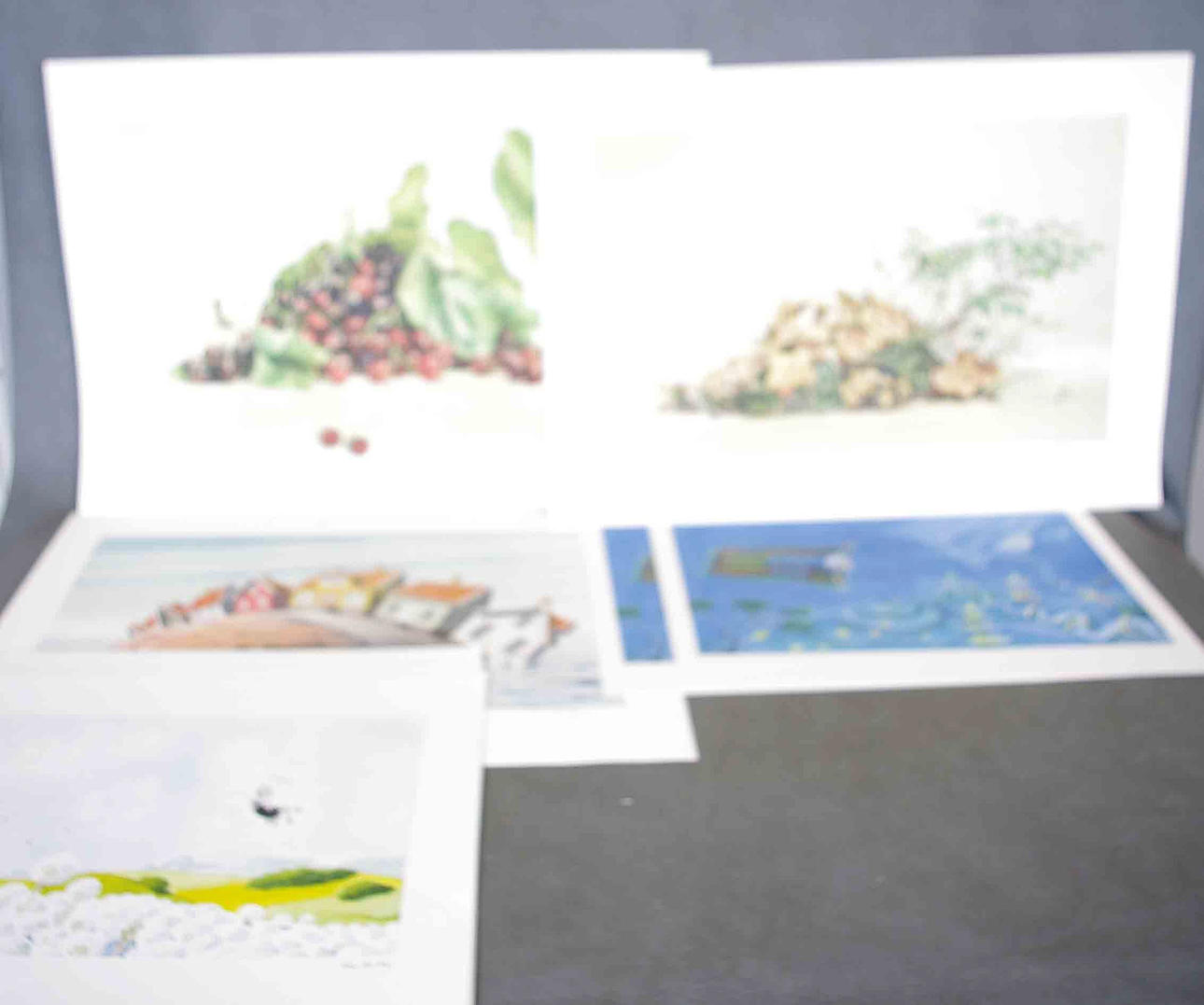 LITOGRAFIER, 8 stycken, bl .a. Ingvar Orrlelid.