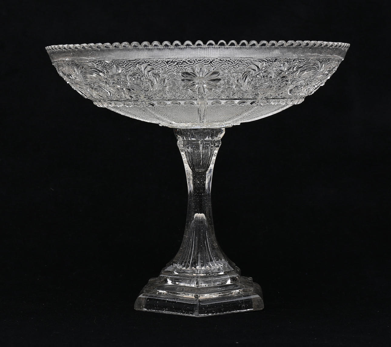 FAT PÅ FOT, pressglas, Eda glasbruk.