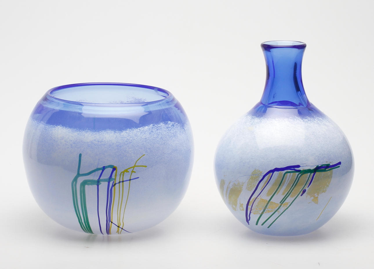 VAS samt SKÅL, glas, Steninge slott.