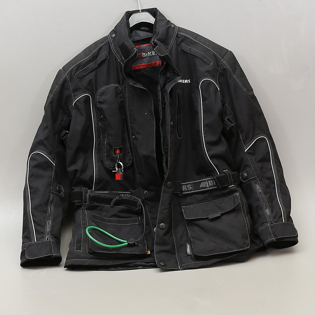 ALLVÄDERSSTÄLL, motorcykeljacka med uppblåsbart säkerhetssystem, "4-Bikers".