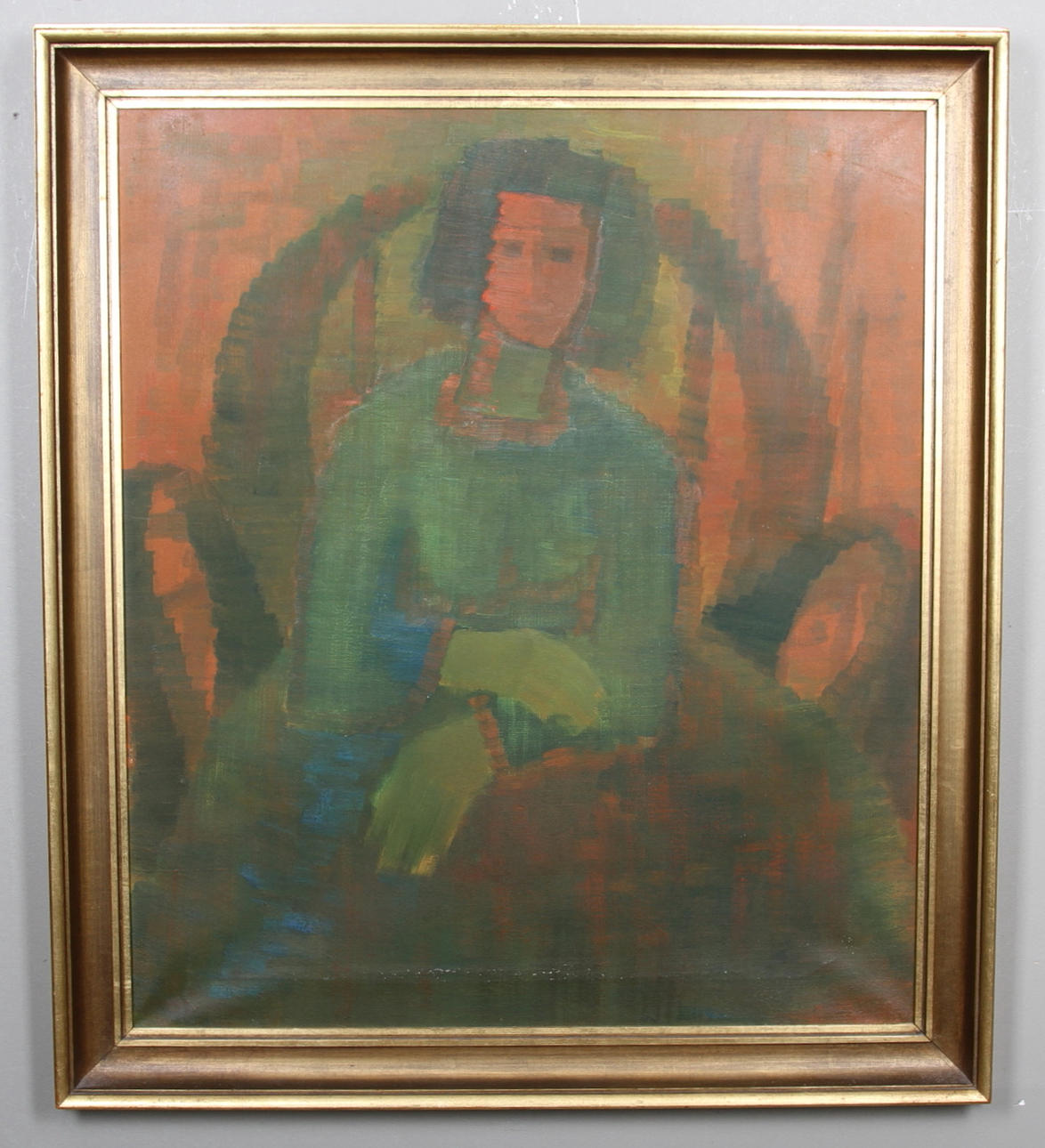 ERIK HÄGGQVIST. Olja på duk, signerad.